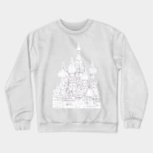 Moscow Saint Basil's Cathedral sketch Crewneck Sweatshirt